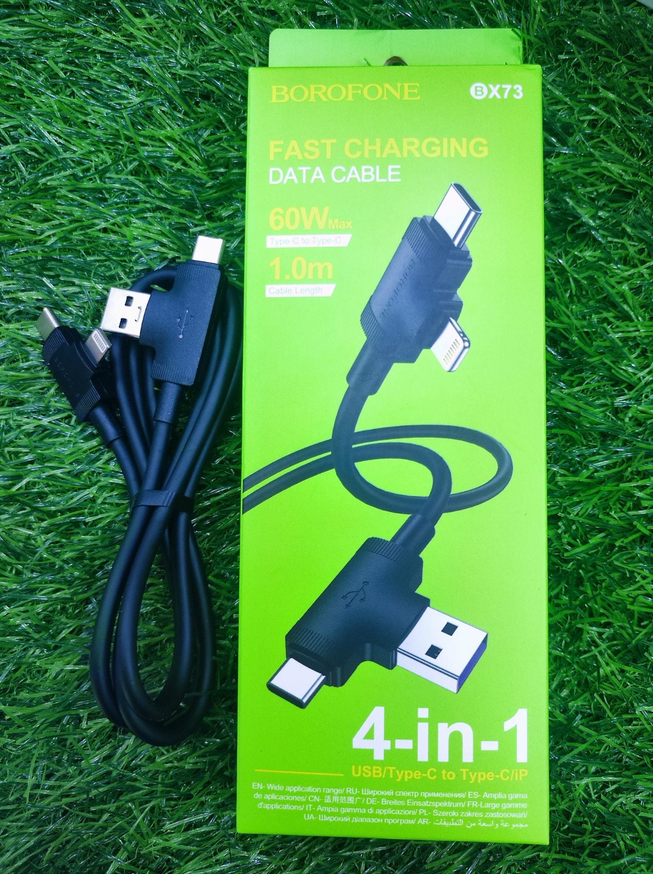 BOROFONE BX73 4-in-1 Fast Charging Data Cable