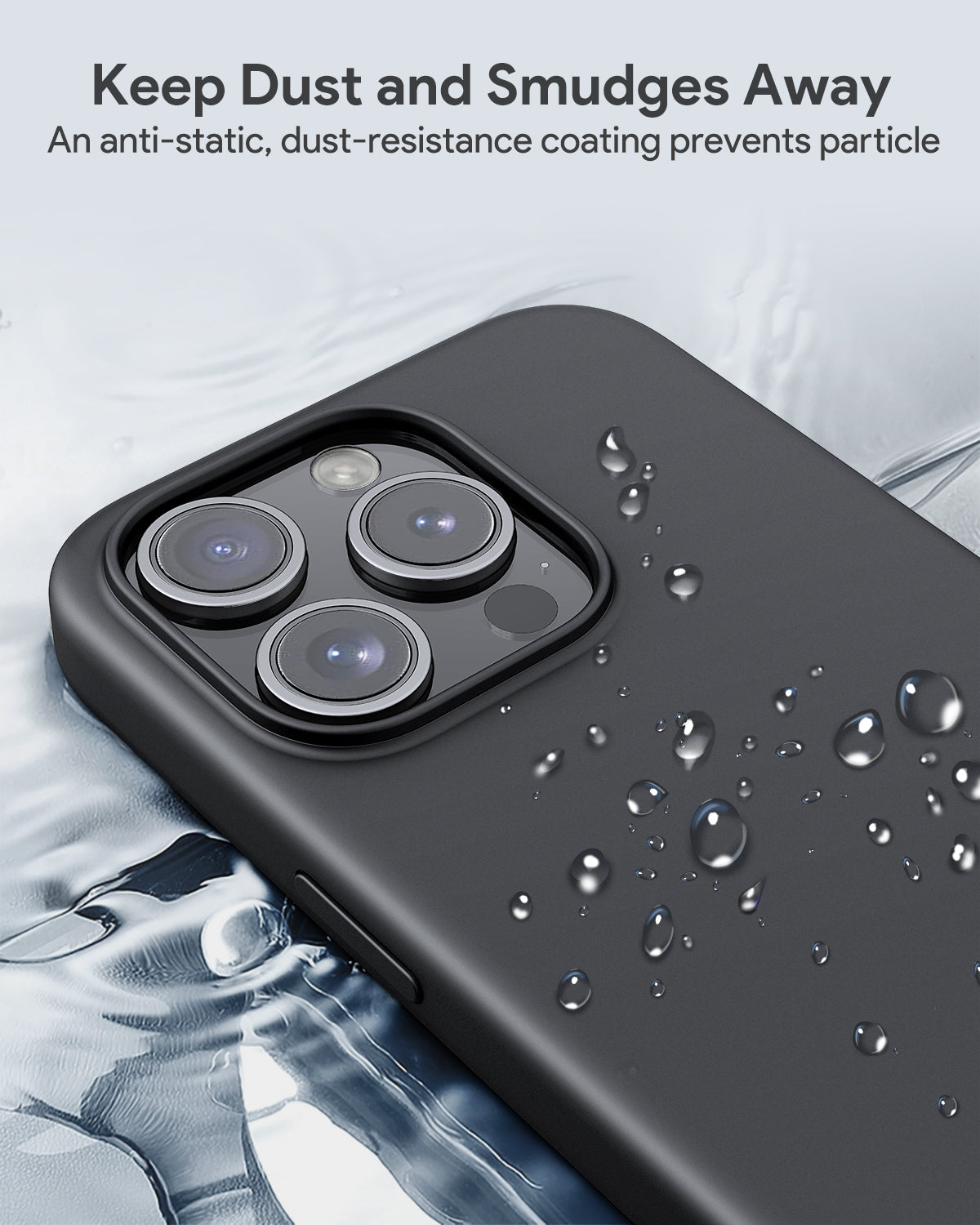 AUKEY PC-GJ10 iPhone 15 Pro / 15 Pro Max LiquidFlex Magnetic Liquid Silicone MagSafe Case