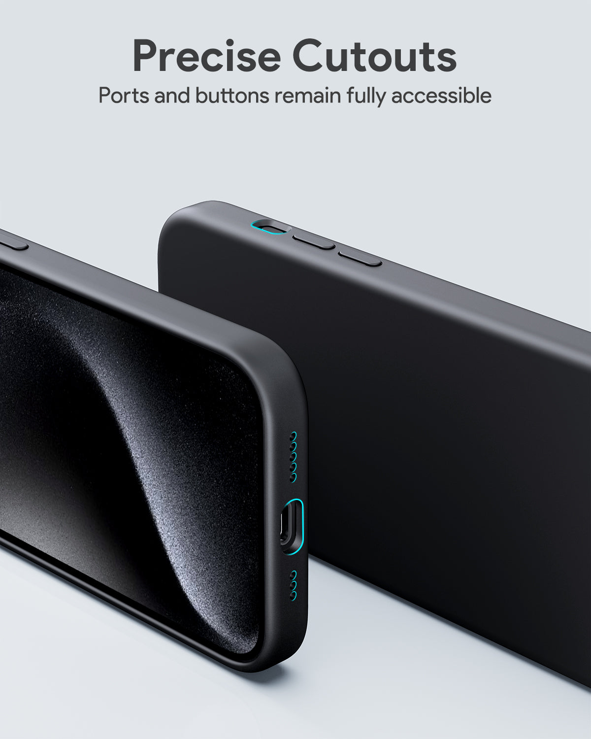 AUKEY PC-GJ10 iPhone 15 Pro / 15 Pro Max LiquidFlex Magnetic Liquid Silicone MagSafe Case