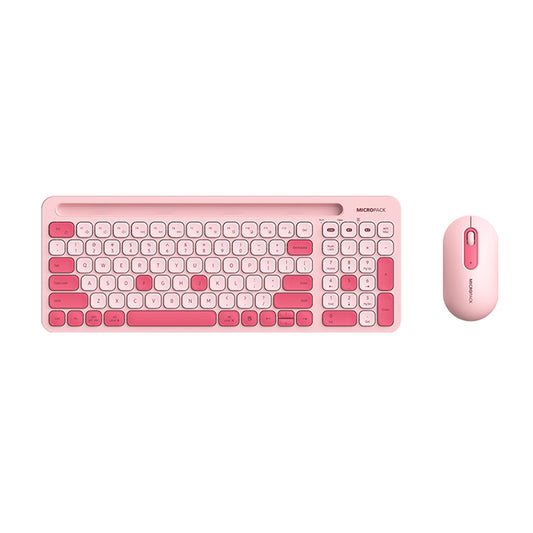 MICROPACK KM-238W Antibacterial Bluetooth Wireless Three Modes Keyboard Combo