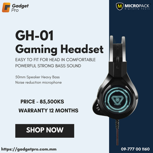 MICROPACK GH01 Wired Gaming Headset