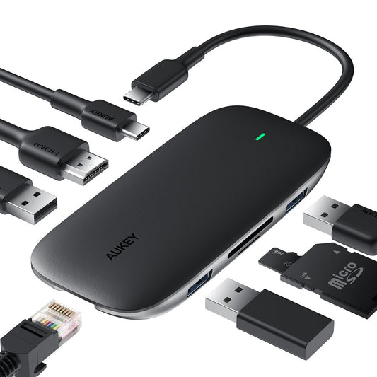 AUKEY CB-C71 Unity Link PD III 8 in 1 USB-C Hub with 100W PD