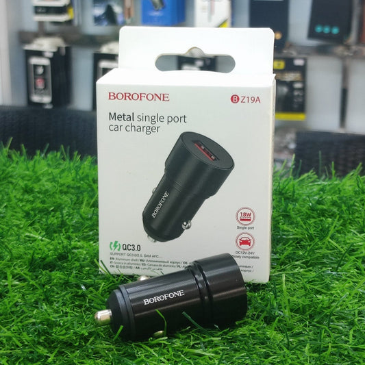 BOROFONE BZ19A Metal Single Port Car Charger