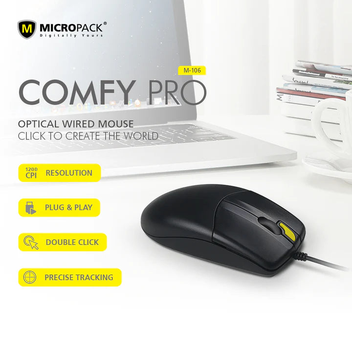 MICROPACK M106 Wired Optical Mouse