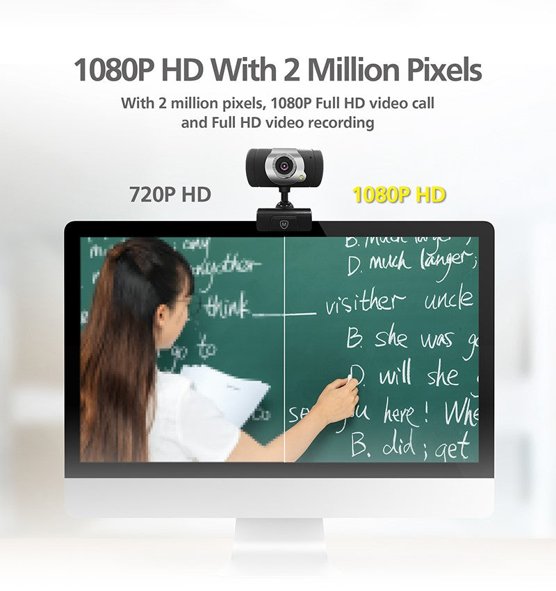 MICROPACK MWB13 1080P FHD with 2 Million Pixels Webcam