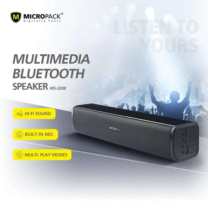 MICROPACK MS220B Multimedia Bluetooth Wireless Portable Speaker