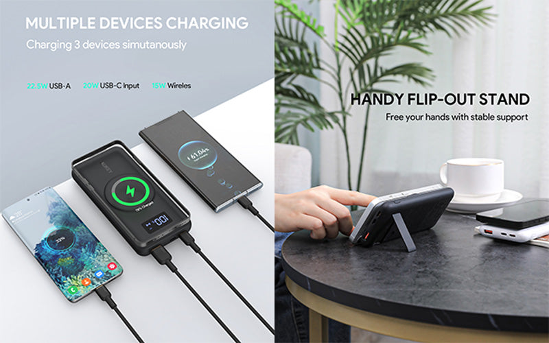 AUKEY PB-WL02I 10000mAh MAGNETIC WIRELESS CHARGING POWER BANK