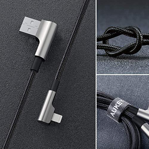 AUKEY CB-AL04 90 Degree USB-A to Lightning Data Cable 1M