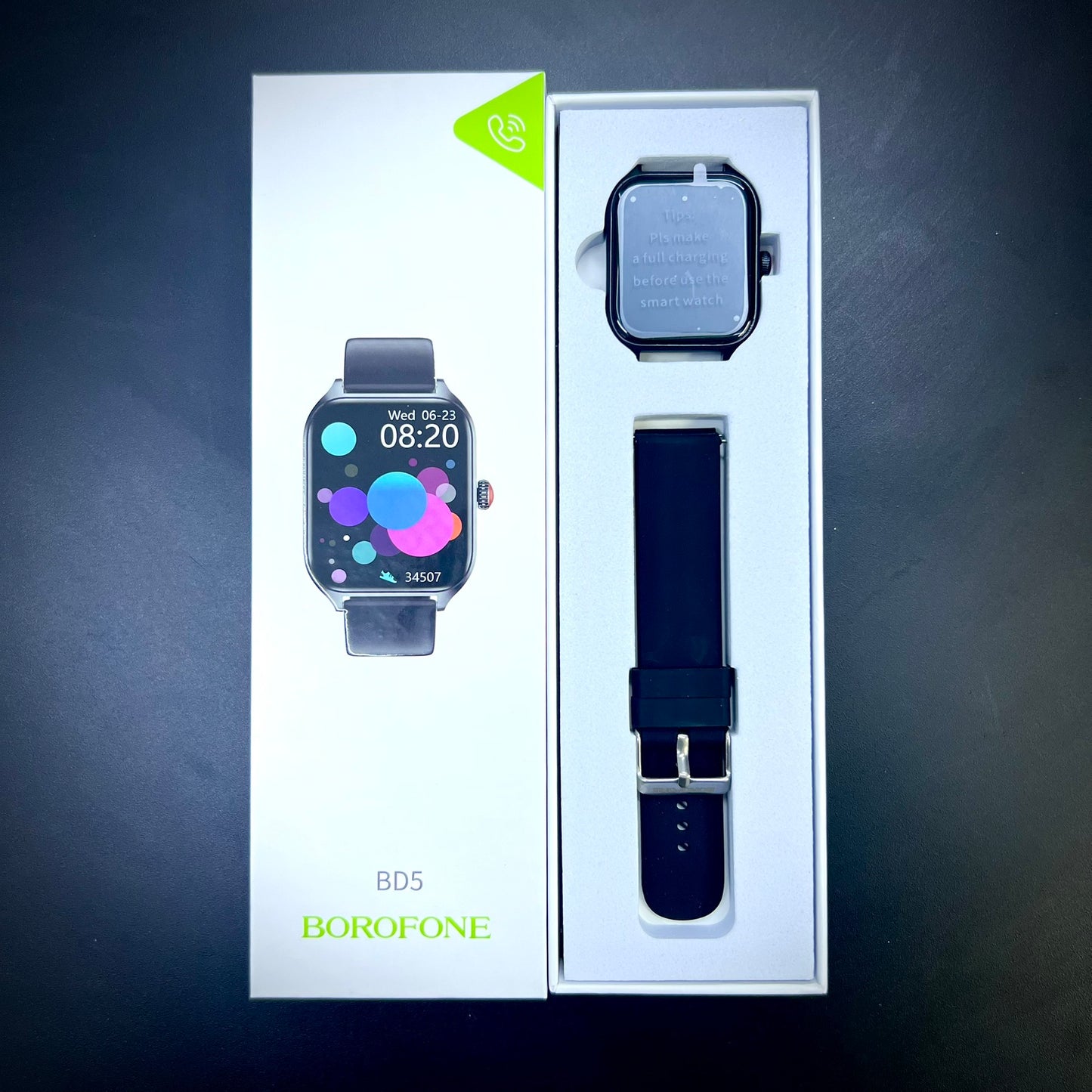 BOROFONE BD5 Smart Watch Black