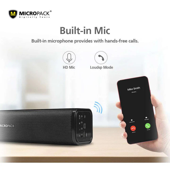 MICROPACK MS220B Multimedia Bluetooth Wireless Portable Speaker