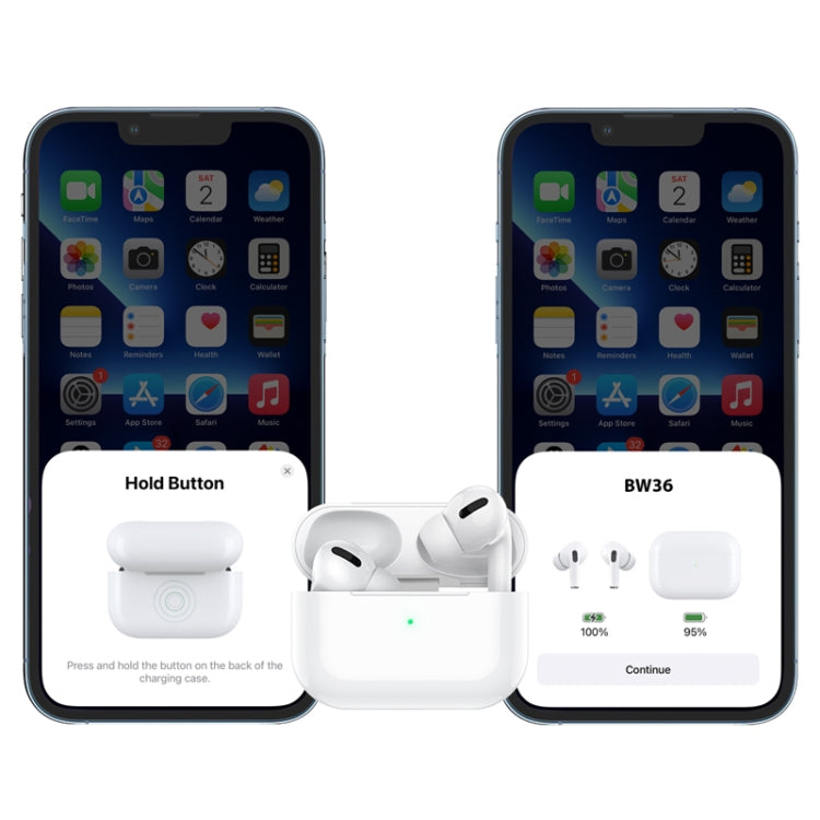 BOROFONE BW36 True Wireless ANC Noise Canceling Bluetooth Earphone (White)