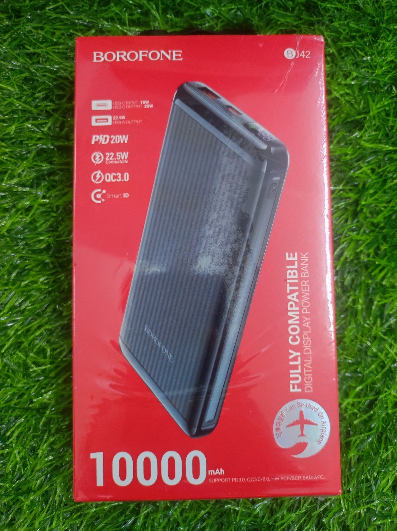 BOROFONE BJ42 10000mAh Fully Compatible Digital Display Power Bank