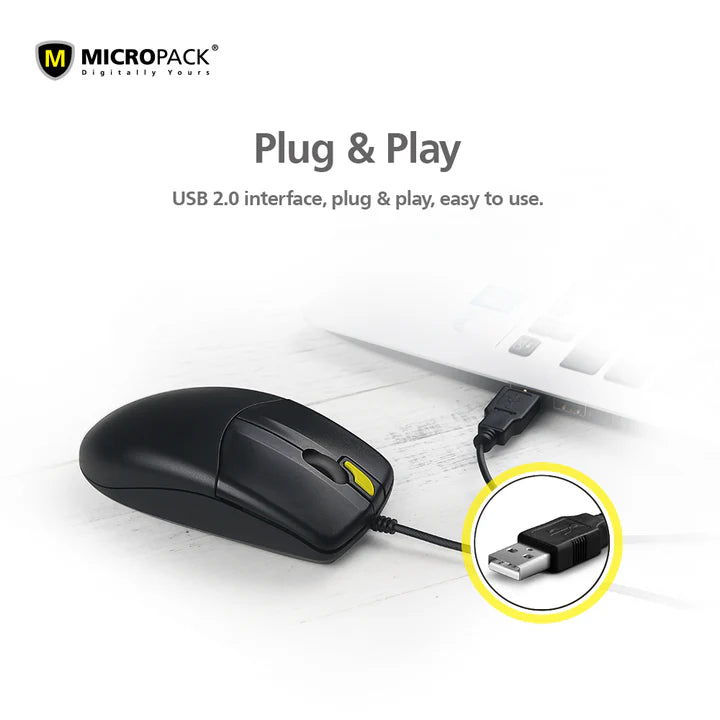 MICROPACK M106 Wired Optical Mouse