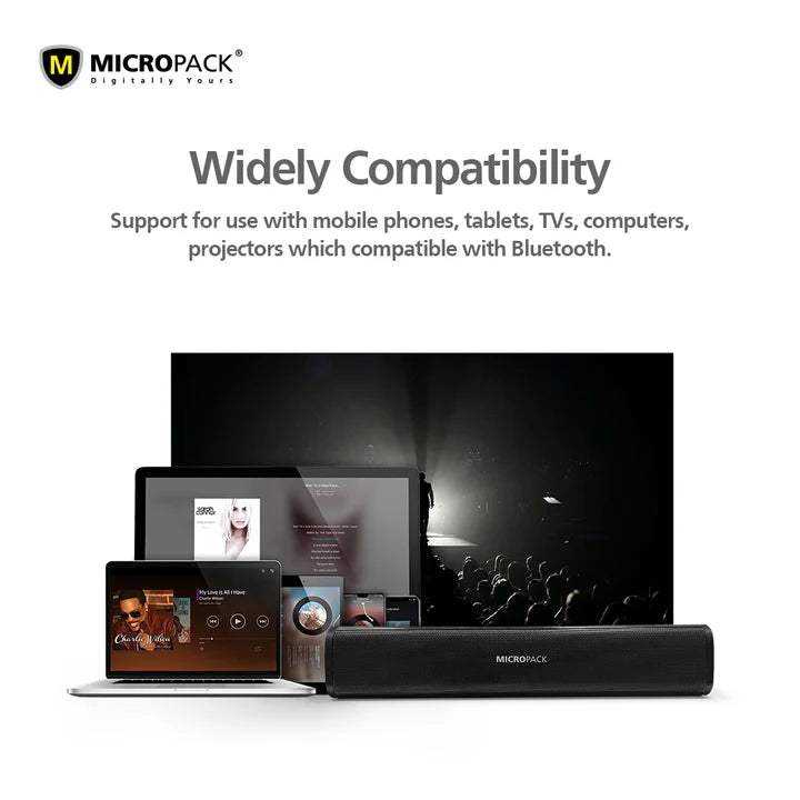 MICROPACK MS220B Multimedia Bluetooth Wireless Portable Speaker