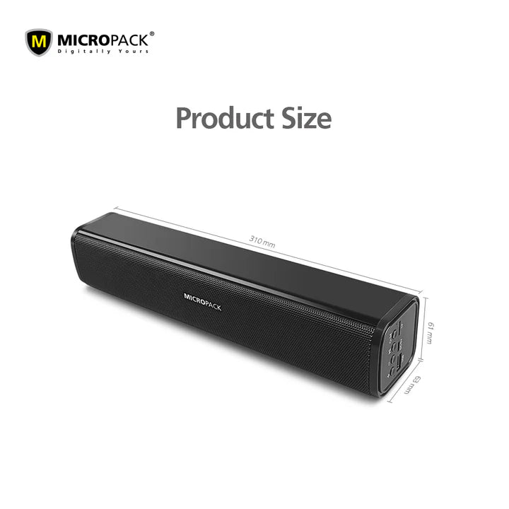 MICROPACK MS220B Multimedia Bluetooth Wireless Portable Speaker