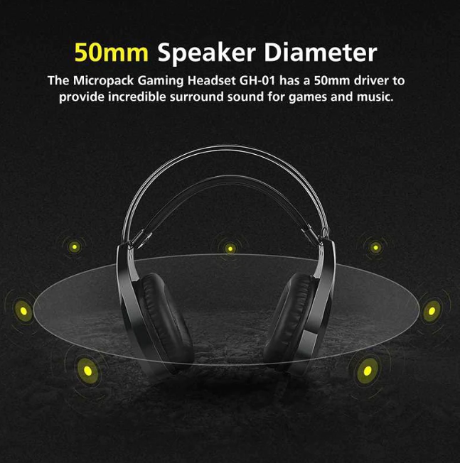 MICROPACK GH01 Wired Gaming Headset