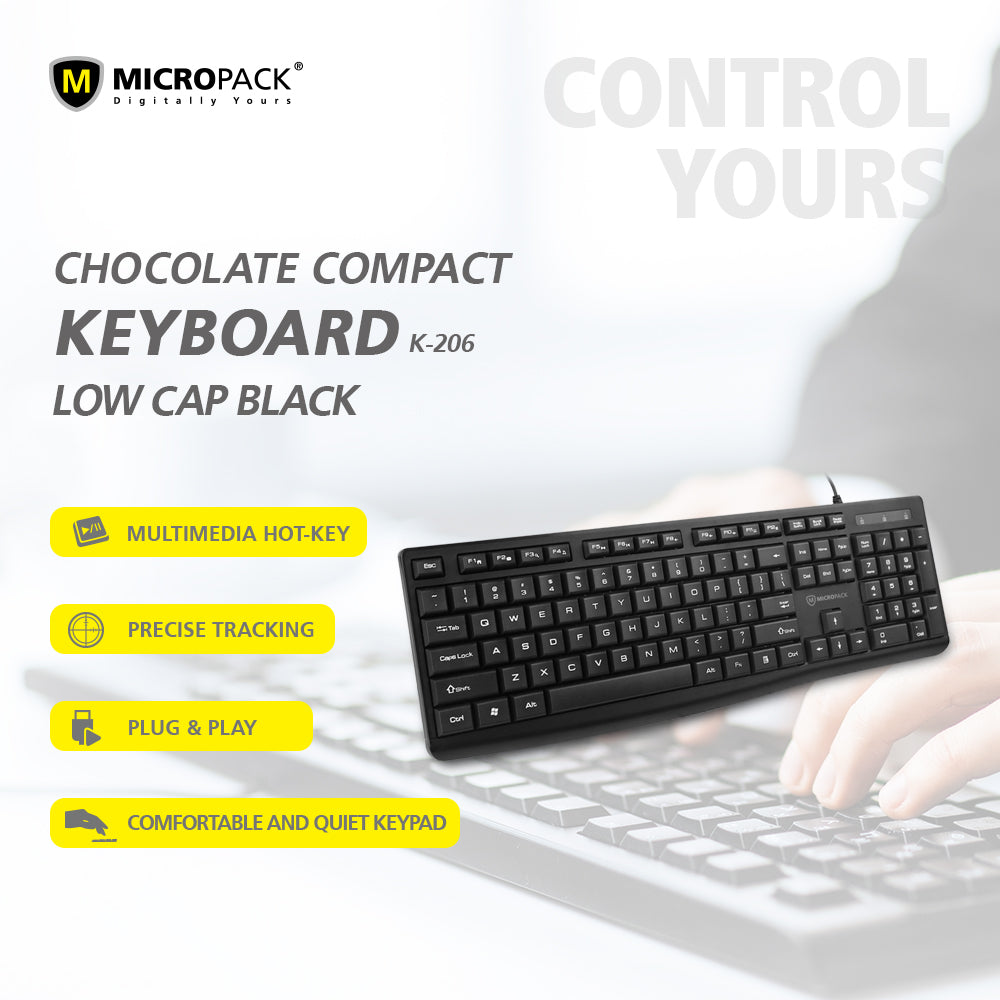 MICROPACK K-206 Classic Wired Keyboard