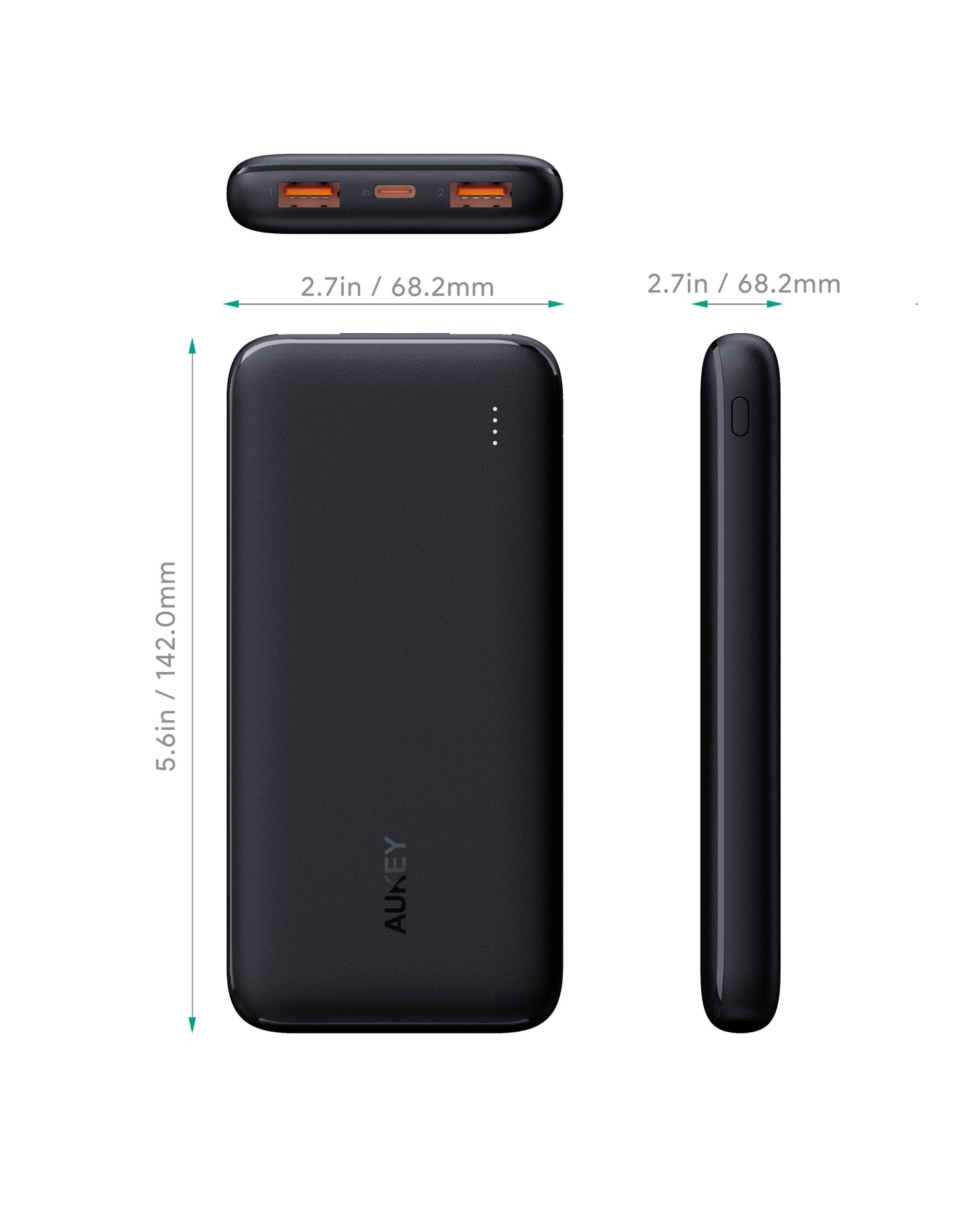 AUKEY PB-N73 Basix Slim 10000mAh Power Bank