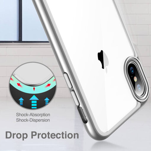 ESR Bumper Hoop Lite Case for iPhone XS Max (Silver)