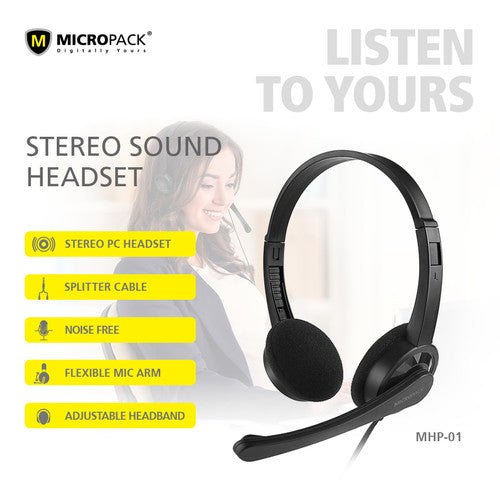 MICROPACK MHP-01 Stereo Sound Headset