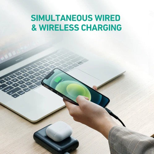 AUKEY PB-WL01S 10000mAh Basix Pro Mini Wireless Charging Power Bank