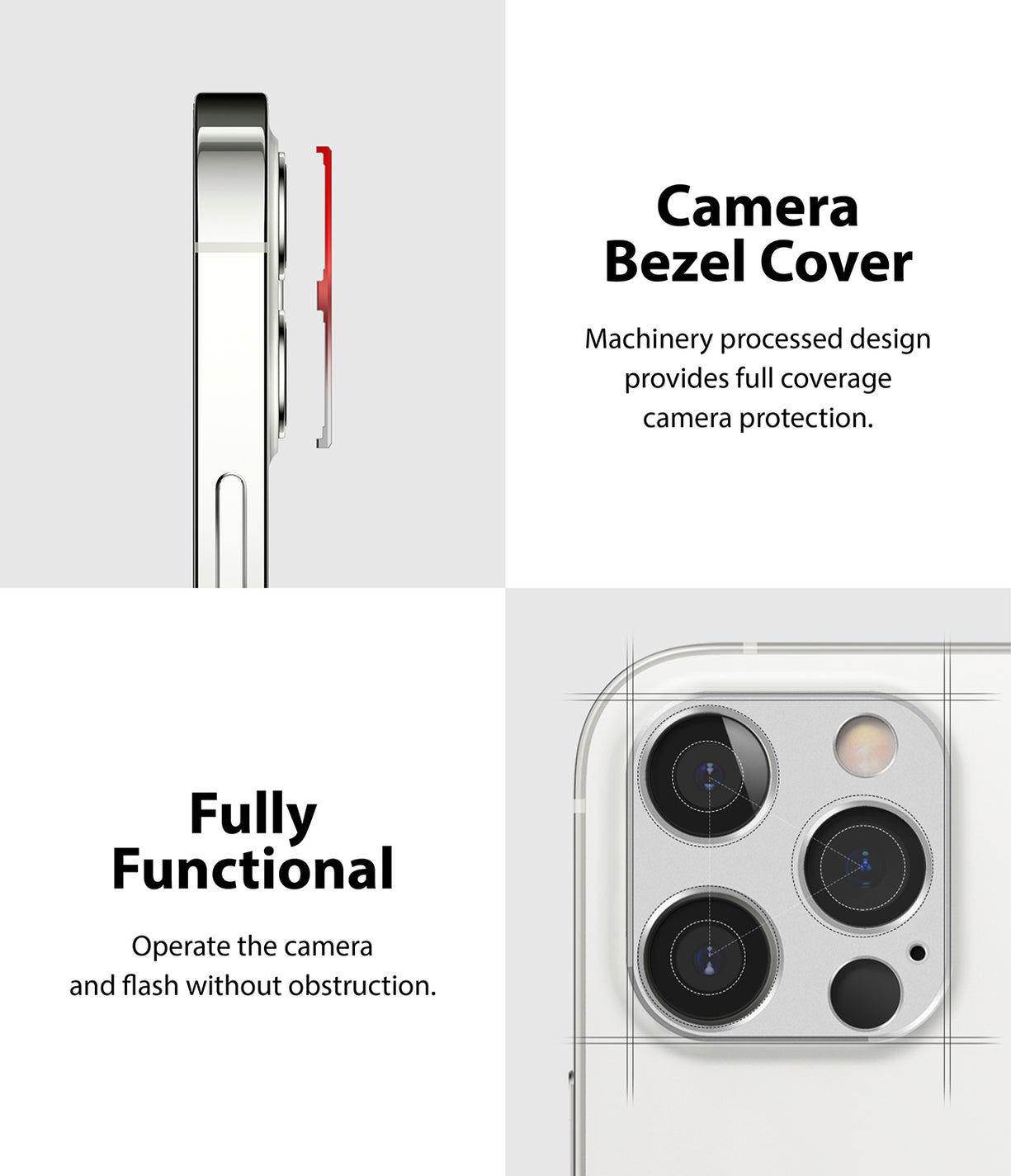 RINGKE Camera Styling for iPhone 12 Pro Max