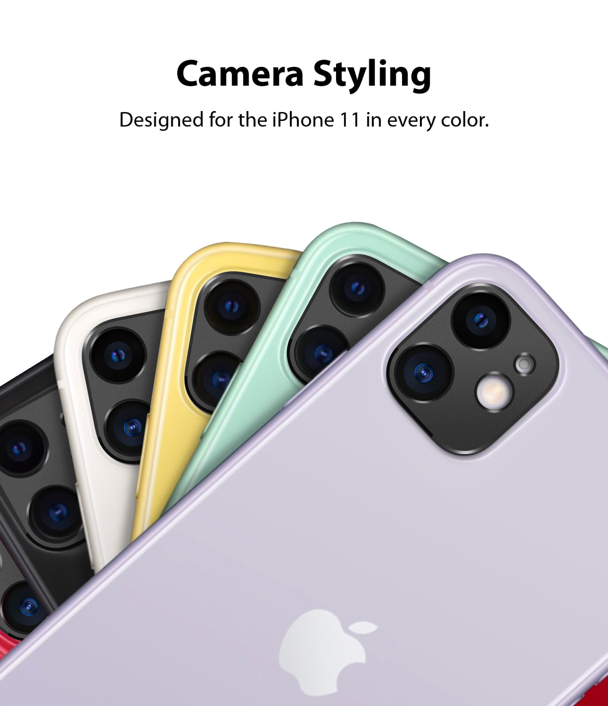 RINGKE Camera Styling for iPhone 11