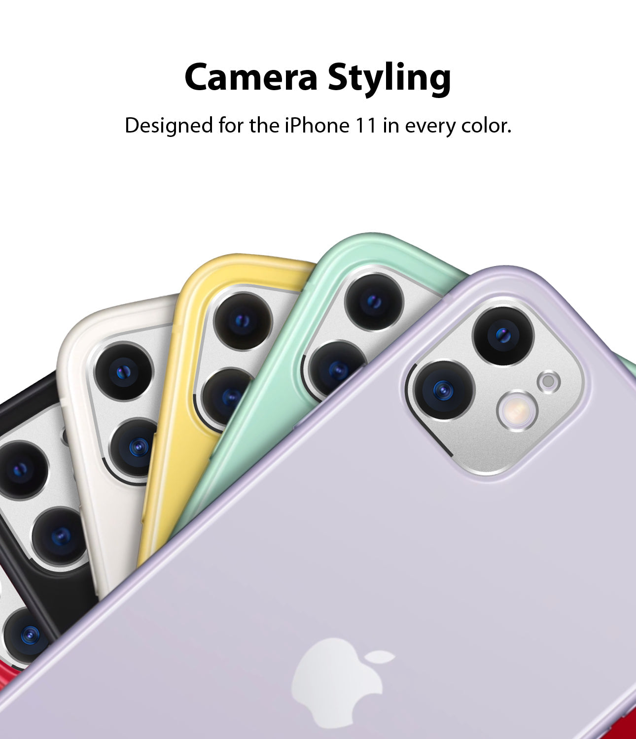 RINGKE Camera Styling for iPhone 11