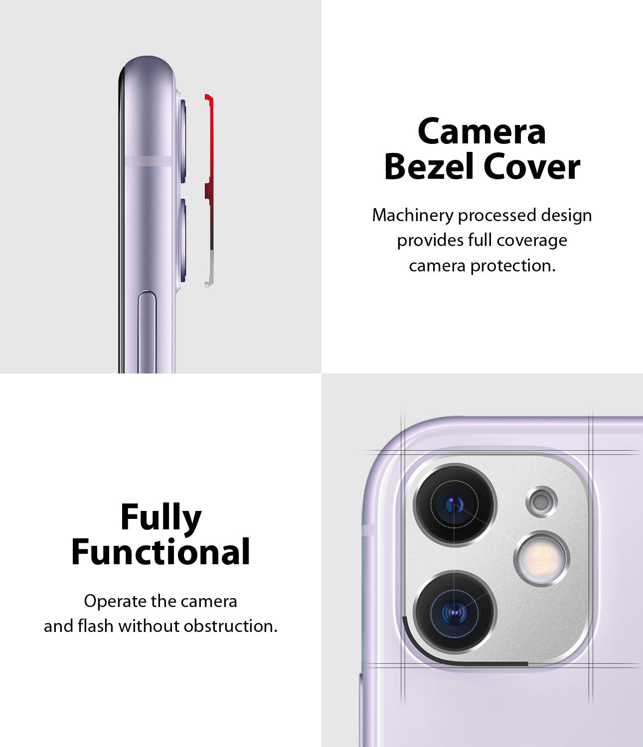 RINGKE Camera Styling for iPhone 11