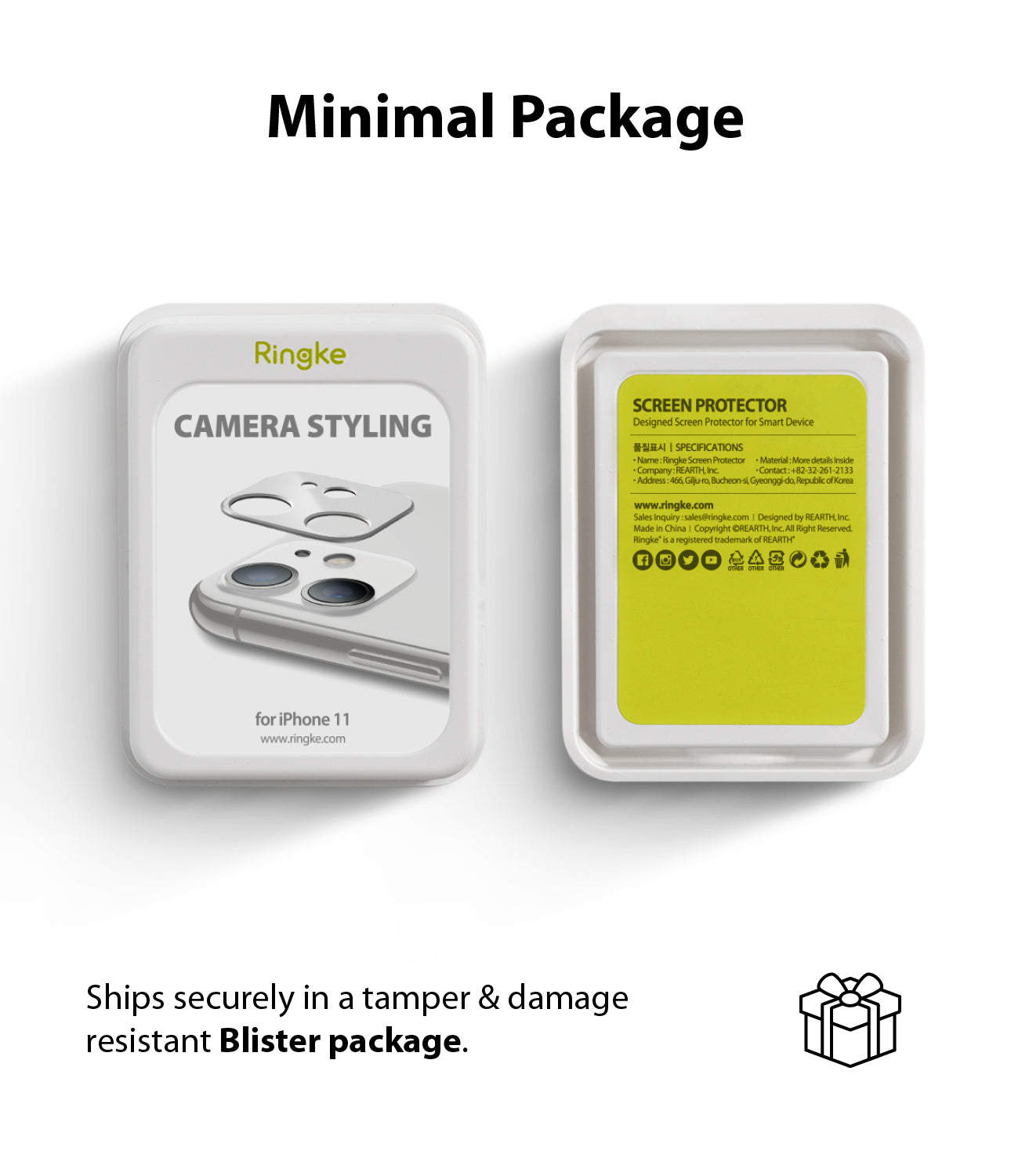 RINGKE Camera Styling for iPhone 11