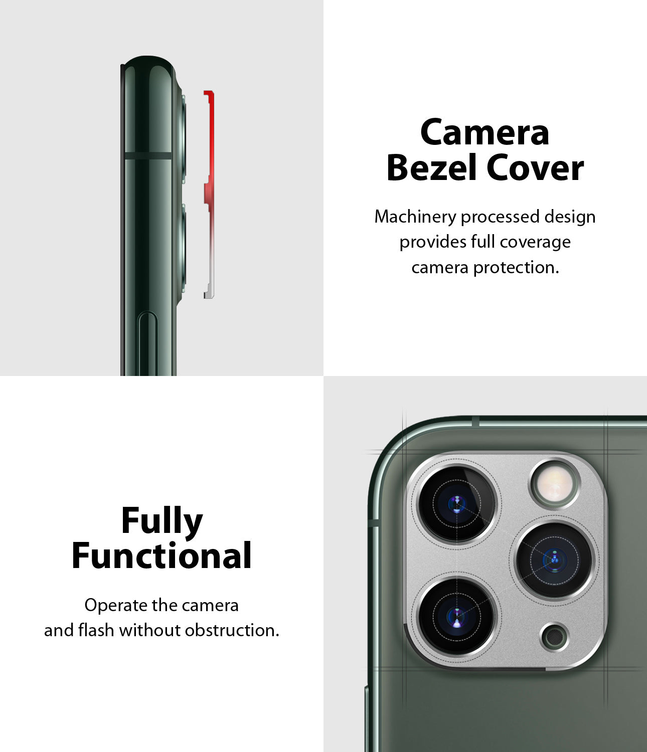 RINGKE Camera Styling for iPhone 11 Pro / 11 Pro Max