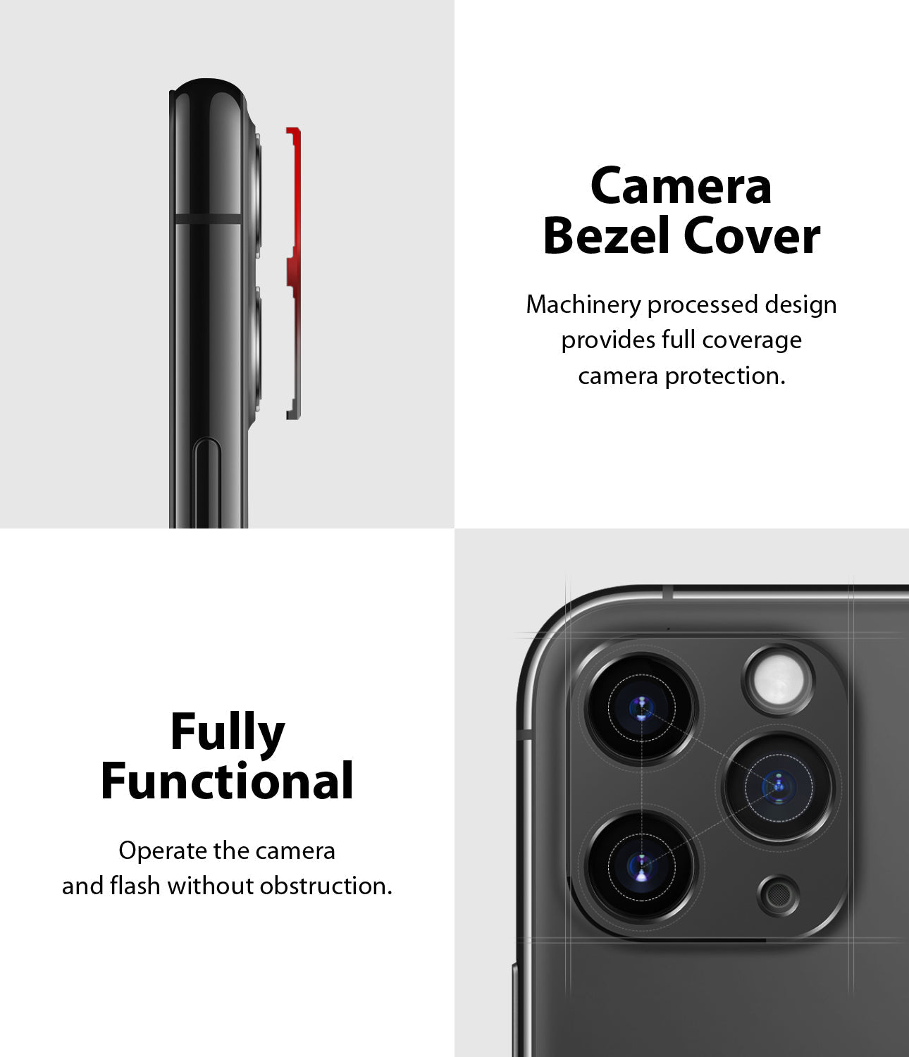 RINGKE Camera Styling for iPhone 11 Pro / 11 Pro Max